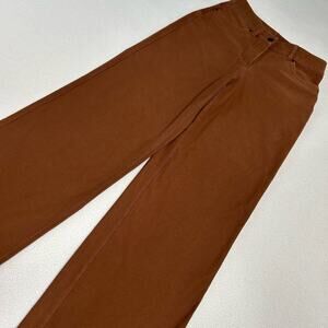 Lululemon 26 City Sleek 5 Pocket Wide-Leg High-Rise Pant Light Utilitech Brown